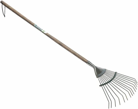 Lawn Rake with Ash Handle for Young Gardener