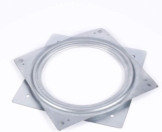 Lazy Susan Draaitafel 6 Inch - Draaitafel Lager - 360 Graden Vierkante Draai Hardware Voor Weergave en Meubels - Keuken TV Rek Bureau Eettafel van Merkloos	