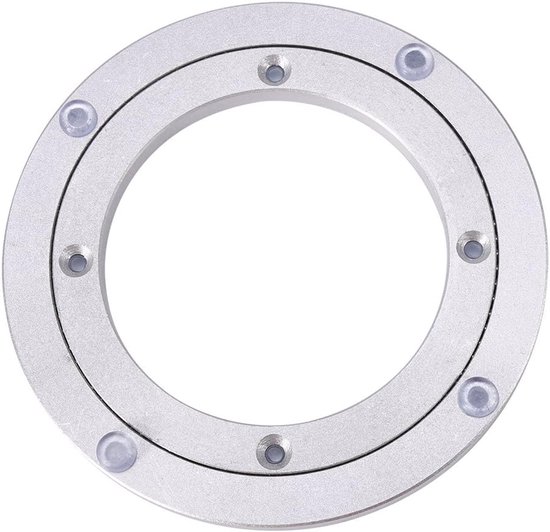Lazy Susan Draaitafel Lager - Aluminium Turntable Lagers voor Eettafel - Rond Draaitafel Lager (6 inch) van Merkloos	