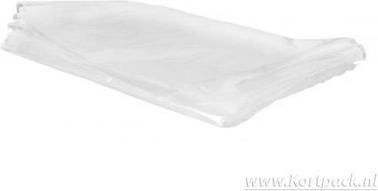 LDPE vlakke puin zakken 80 cm x 120cm x 100my (015.0678) van Elha Products