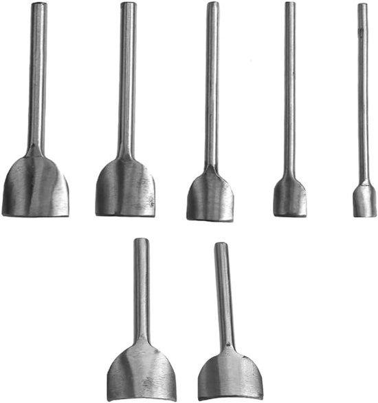 Leather Half Round Cutter Punch, Steel Leather End Punch, DIY Craft Craft Leather Corner Cutter Hole Punch Tool Sets, 10-40mm van Merkloos	