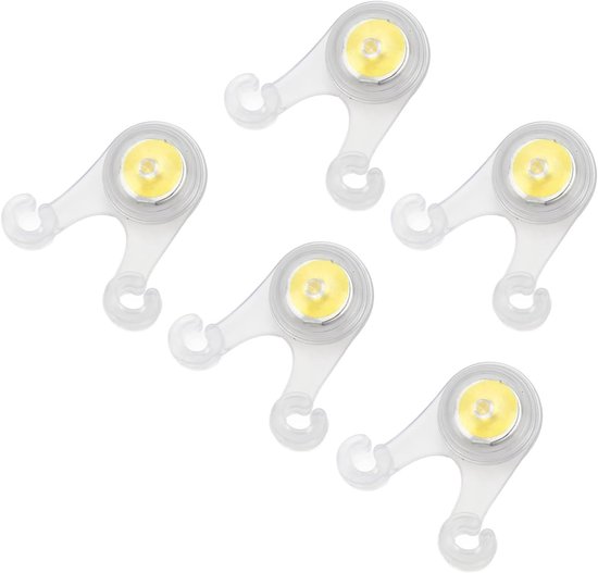 LED Signal Light, 5 Pieces Silicone LED Warning Light for Tent (Yellow) van Anpro