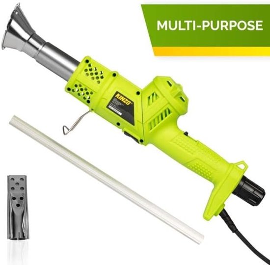 LeeuwenChoice® Onkruidbrander - Onkruidverdelger Elektrisch - 200W - Onkruidverwijderaar - Dakbrander tot 650 Graden °C - Groen/Grijs van Merkloos	