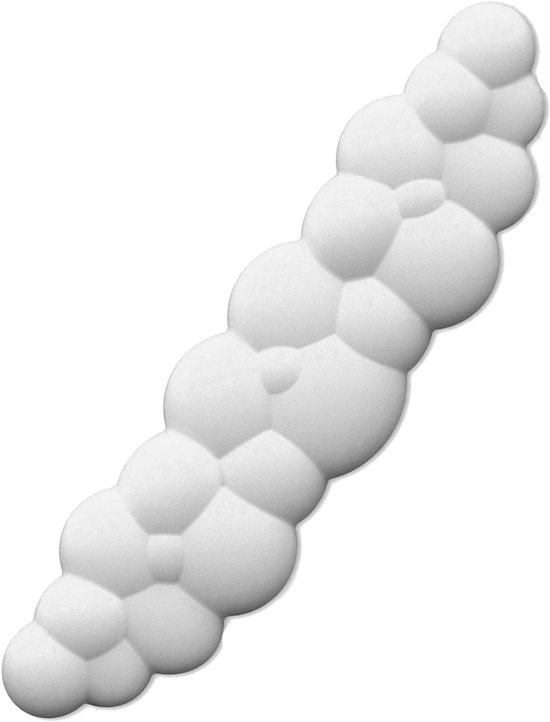 Leuke Cloud Muismat Polssteun - Comfortabele Memory Foam Toetsenbord Polssteun - Voorkomen van Vermoeidheid en Vervorming (Wit) van Merkloos	