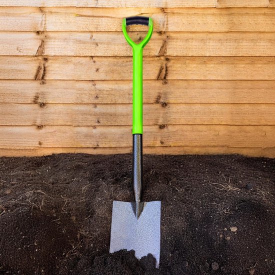 Lichtgewicht Tuinschop voor Graven en Randen - Comfortabele D-handgreep, Duurzaam Koolstofstaal