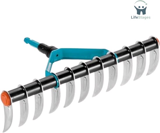 LifeStages - Verticuteerhark - Ideaal Tuinaccessoire Voor Het Verwijderen Van Mos En Vilt Van Gazons - Geschikt Voor Alle Combisystemhandgrepen van Merkloos	