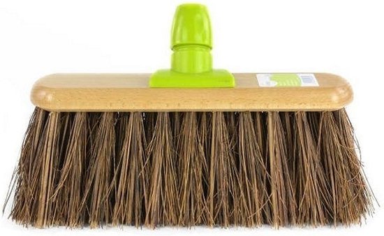 Linea Bassine Houten Straatveger + Anker 30 cm Groen van Linea