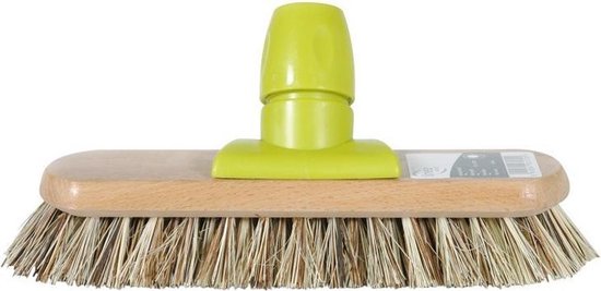 Linea Union Houten Schuurborstel + Anker 23 Cm Groen van Linea