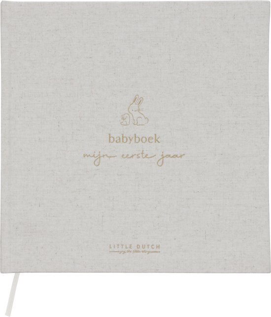 Little Dutch Babyboek 'Mijn eerste jaar' Baby Bunny FSC van Little Dutch