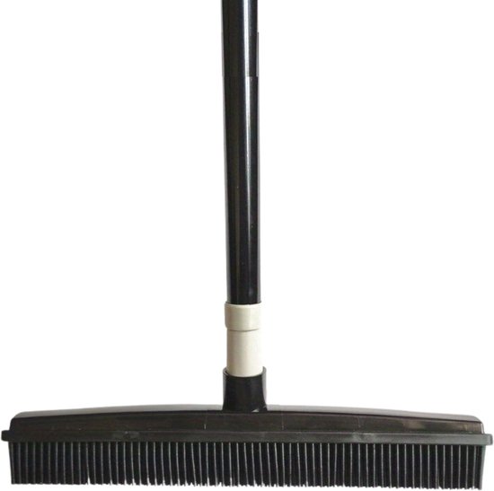 Livano Huisdierhaar Verwijderaar - Kattenhaar Verwijderaar - Haarverwijderaar - Voor Huisdieren - Kappersbezem - Rubber - Zwart van Livano