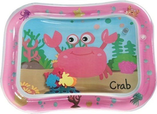 Livano Waterspeelmat - Watermat - Baby - Speelmat - Binnen - Buiten - Kraamcadeau - Opblaasbaar - Blauwe Kwallen van Livano