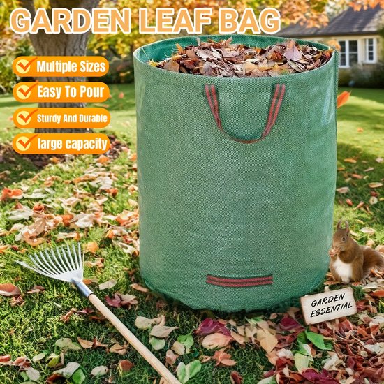 Livé® Extra Grote Bladzak 200L – Sterke Tuinafval Tas met Handgrepen van Livé®