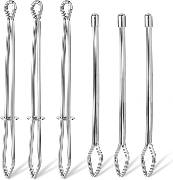 LLOUSSAK 6 stuks draadinrijghulp, elastisch koord inrijghulp, gebruiksvriendelijk inrijghulp voor naainaalden, compact schroefdraadgereedschap voor joggingbroeken, hoodies en zwembroeken van LLOUSSAK