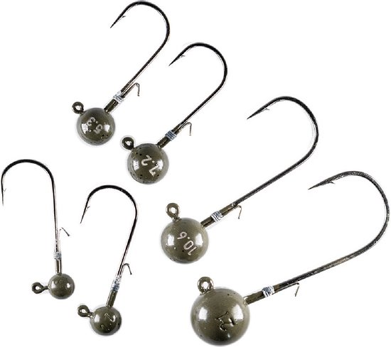 LMAB Tungsten Round Jig Green Pumpkin Size - 4/0 - 7,2 gr 2st. van LM