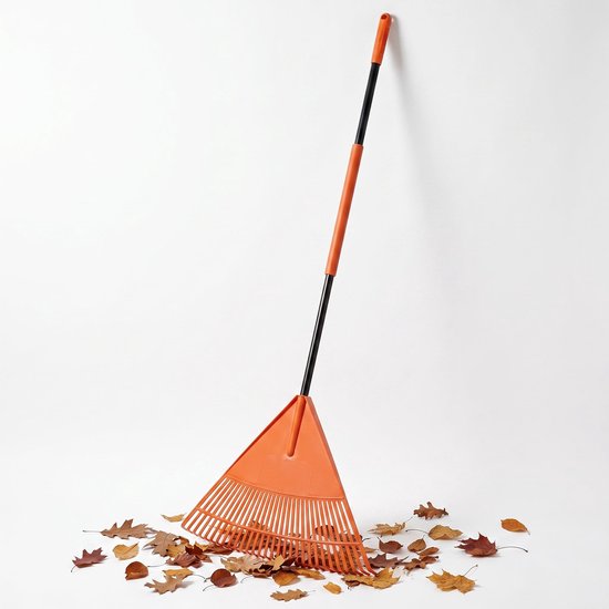 Lomera Bladhark - Tuinhark met Lange Steel - Polyhark - Grashark - Gazonhark - Kunststof Hark voor Bladeren - Telescopische Steel - Tuingereedschap - Hark voor Tuin en Gazon - Bladhark Tuin - Brede Hark voor Bladeren en Gras van Merkloos	