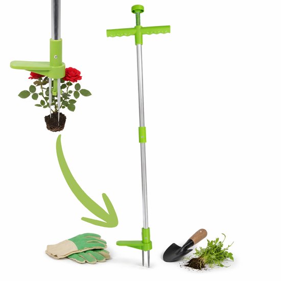 Lomera Onkruidsteker - Onkruidtrekker - Onkruidverwijderaar - Onkruidwieder - Onkruidsteker Steel - Onkruid Verwijderen Zonder Bukken - Onkruid Verwijderen Zonder Knielen - Onkruidsteker Tuin van Merkloos	