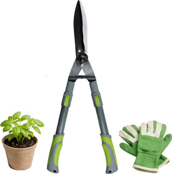 Lomera Telescopische Heggenschaar - Heggenschaar Telescopisch - Heggenschaar Met Telescoop - Telescopische Heggenschaar Handmatig - Hand Heggenschaar Telescopisch - Heggenschaar Met Uitschuifbare Armen van Merkloos	