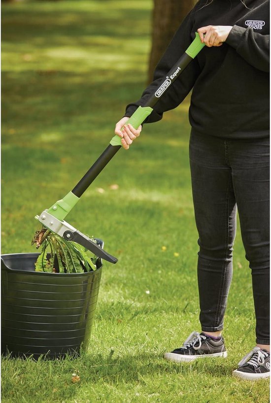 Long Handle Weed Puller with Weed Control - Green and Black by Draper van Merkloos	
