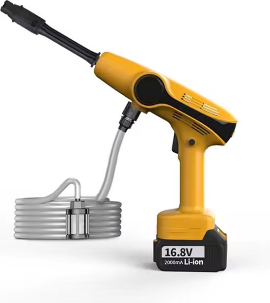 Lopoleis® Hogedrukreiniger – Draagbare Hogedrukreinigers – Hogedrukreiniger accu – Terrasreiniger – Hogedrukspuit Draadloos – inclusief accesoires van Lopoleis