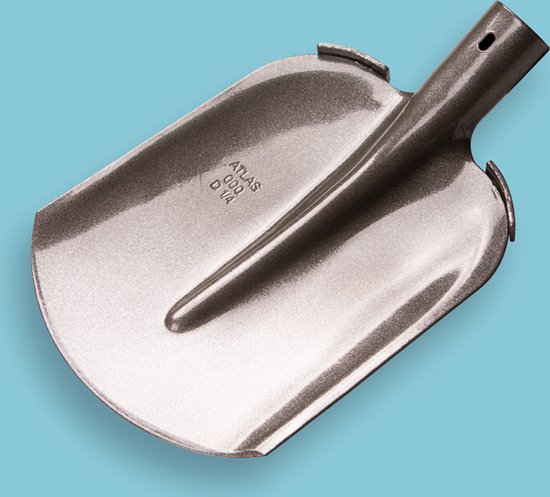 Losse schep zonder steel met opstap Type 1 van DeWit