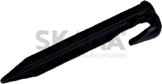 Lot van 100 spijkers / universele plastic jumpers. Voor het bevestigen van begrenzingsdraden van robotmaaiers. Lengte: 95 mm. van Vounot