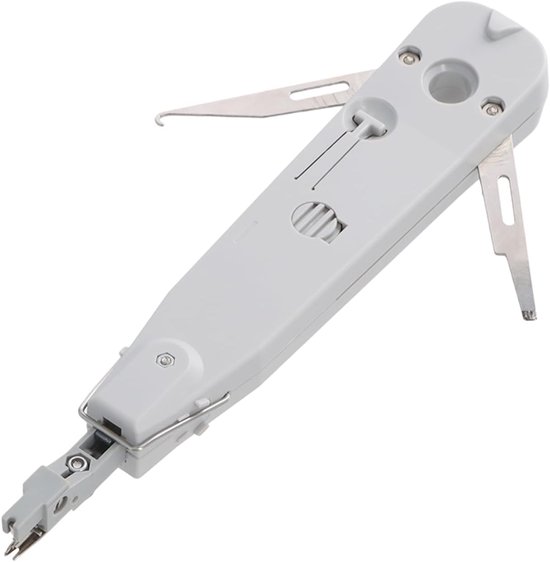 LSA tool voor het repareren van netwerken - insert type crown IDC of double IDC - inlay tool voor 110 netwerkmodule - punch down tool van Hama