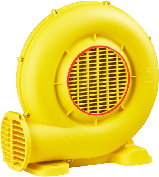 Luchtblazer voor Springkussens, 450 W - 0,6 PK Pomp - Krachtige Opblaasbare Pomp voor Hoge Prestaties van Merkloos	