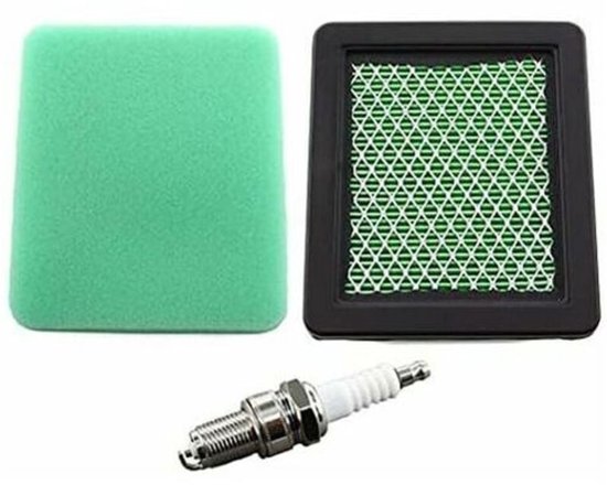 Luchtfilter geschikt voor geschikt voorfilter en bougie geschikt voor Honda grasmaaiers HRG415, HRG465, HRX426, HRX476, HRX537, HRB425 en IZY, onderdeelnummer 17211-ZL8-023.