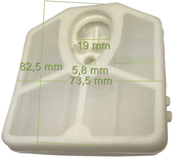 luchtfilter voor kettingzaag Ferrex, Greenworks, Parkside, Germania, LUX Tools, 38 cc