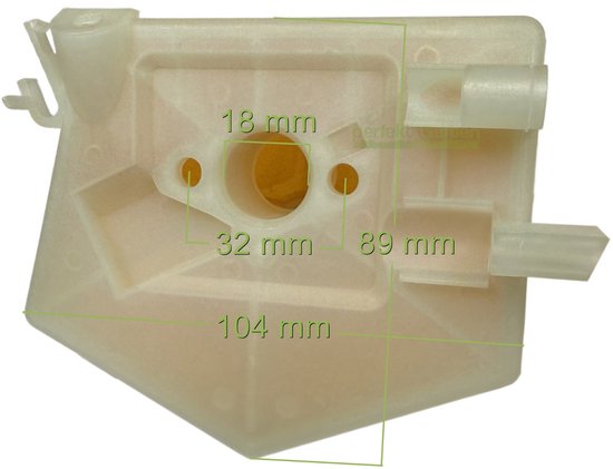 luchtfilter voor kettingzaag Husqvarna 51 55 Rancher EPA EU1 503 89 82-01 503898101