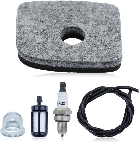 Luchtfilter voor Stihl BG56 BG56C SH56C met brandstoffilter brandstofbuis grote oliebel compatibel met bladblazer # 42411201800 van Merkloos	
