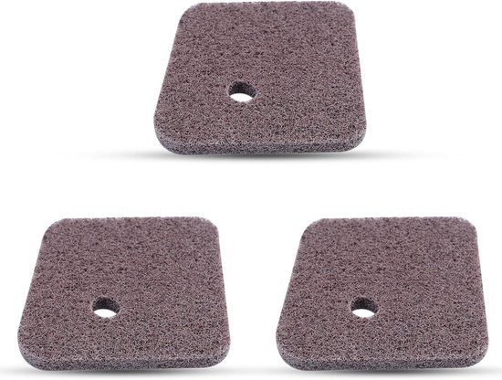 Luchtfilter voor STIHL trimmers FS38, FS45, FS46, FS55, FS55R, FS55RC en KM55 - Set van 3 - 4140-124-2800 van Merkloos	