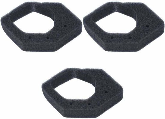 Luchtfilters geschikt voor Honda GX25, GX25N, GX25NT, UMK425, ULT425, UMS425 en HHT25S grasmaaiers (3 stuks/set) 17211-Z0H-000