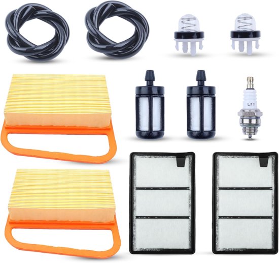 Luchtfilterset ( 11 delig ) passend op Stihl TS410-TS420 4238-140-1800 4238 140 4401 42381410300B Merk BPC Parts van BPC Parts