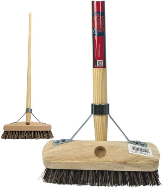 Luiwagen Schrobber - Handige Schoonmaakbezem - 1 stuk - 22 cm