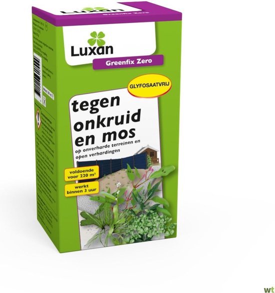 Luxan Greenfix Zero 500ml Tegen Onkruid - Hardnekkig - Voor Minimaal 220 m2 - Garden Select van Merkloos	