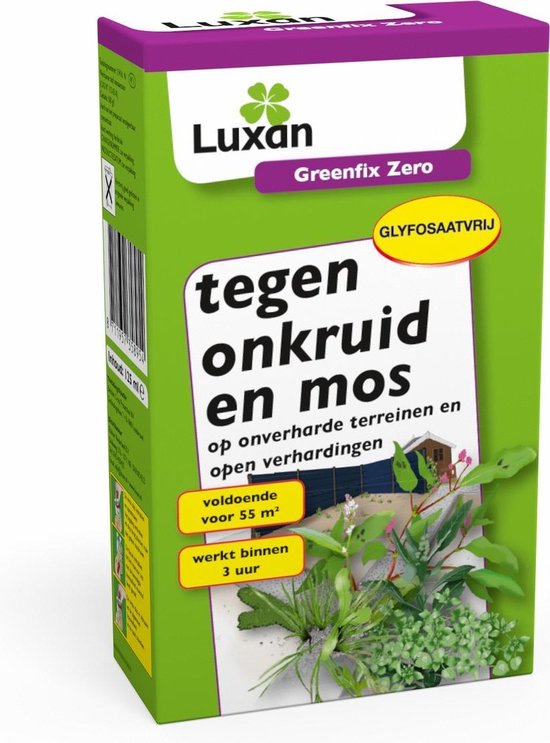 Luxan Greenfix Zero - Onkruid- Mosbestrijding - 125 ml voor 55 m2 van Merkloos	