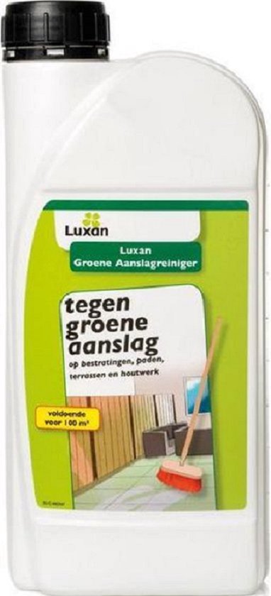 Luxan Groene Aanslagreiniger 1 ltr. van Merkloos	
