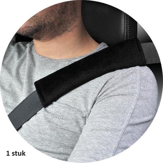 Luxe Auto Gordelhoes I Gordelbeschermer I Gordelkussen I Auto Veiligheid I Safety Belt Cushion Pads I 1 Stuk I Zwart van Luxe