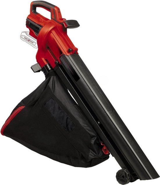 Luxe Bladzuiger – Met Opvangbak – Bladblazer – Met Accu – Vernieuwd Design – Stijlvol Design – Rood