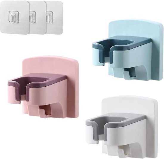 Luxe Wandhouder - Steelklem - Bezem Ophangsysteem - Keuken en Huis›Meubilair en Decoratie›Badkamer en WC›Badkamer Accessoires›Supports en Distributeurs›Haardroger Houders van MAXOUH.