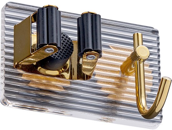 Luxe Wandhouder - Steelklem - Bezem Ophangsysteem - Vadrouille Mural Montage Clip Crochet, Toilet Balai, Porte-vadrouille, 1 Stuk van Luka Life