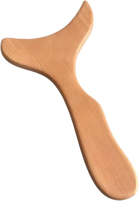 Lymphatic Drainage Device - Gua Sha Massager - Maderotherapy Wood - Body Gua Sha - Trigger Massage voor Nek, Rug, Benen en Lichaam van Merkloos	