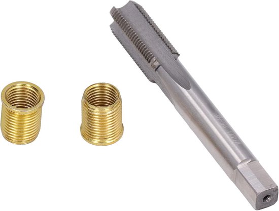 M12X1 25 Bougie Reparatieset - Bougie Draad Gat Reparatie Gereedschap - Metalen Inserts - M14X1.25 Tap 14Mm Rethreaded Kit - Bougie Draad Reparatie Gereedschap van Merkloos	