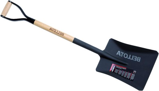 MA schep met vierkant schepblad 335 x 265 mm D-greep - vierkant schepblad, schep 335 x 265 mm van Matador.