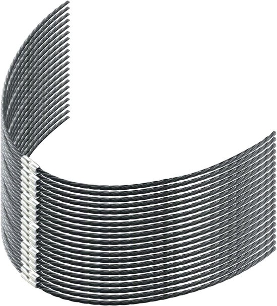 Maaidraad - 20 Stuks - trimmerdraad - Reserve draden - draadspoelen - Geschikt voor Bosch AFS 23-37 - Vervangt spoelen uit de F016800431 - 37 x 3,5 mm - zwart - Extra sterk van van Merkloos	
