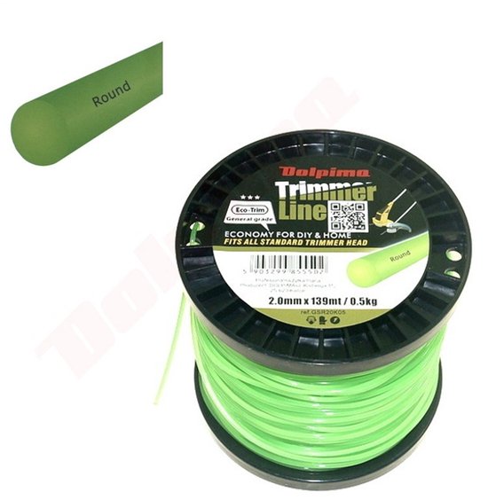 Maaidraad 2,00MM / 139 Meter Voor Bosmaaier Merk BPC Parts van Merkloos	