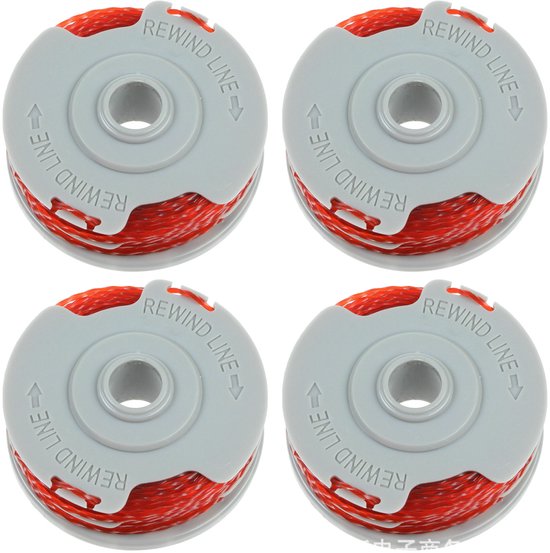Maaidraad - 4 Stuks - trimmerdraad - Reserve draden - draadspoelen - voor FLYMO - Vervangende lijn 36 voet - diameter 2.51 inch - voor Vervangt spoelen uit de FLYMO FLY021/FLY0060 van Merkloos	