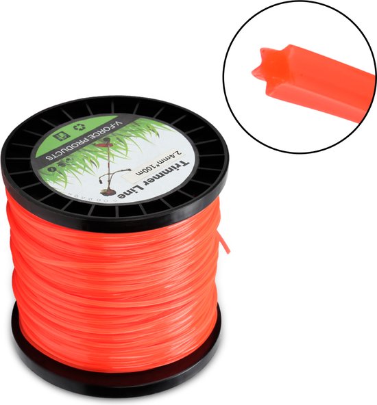 Maaidraad, draad 2,7mm - 100 m ster, Maaidraad voor Trimmerdraad bosmaaier Trimdraad