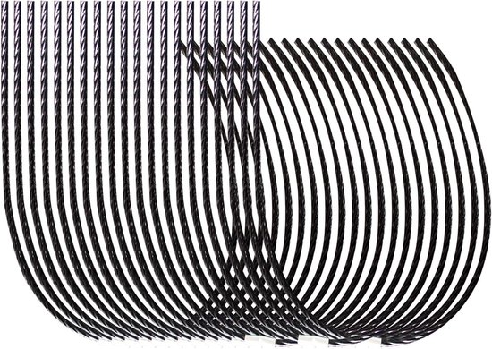 Maaidraad - trimmerdraad - geschikt voor Bosch AFS 23-37 - Vervangt spoelen uit de F016800431 - Reserve draden - draadspoelen - maaidraad makita - zwart - Extra sterk van - 20 Stuks - 37 x 3.5 mm - Vervang de spoel